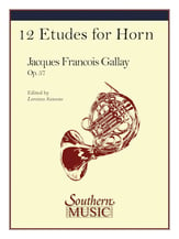12 Etudes, Op. 57 French Horn cover